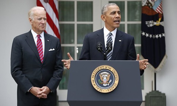 Ông Obama phát biểu tại Washington. Ảnh: AP