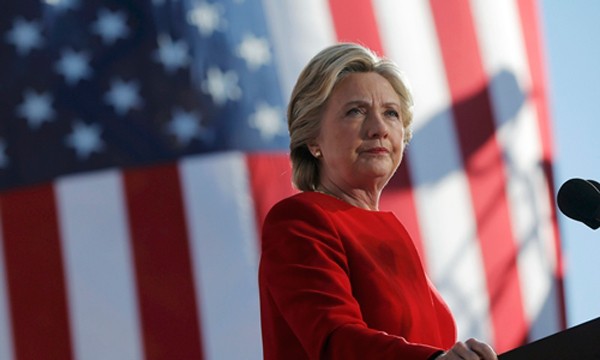 Bà Hillary Clinton thua cuộc trong cuộc đua đến Nhà Trắng năm 2016. Ảnh: Reuters.
