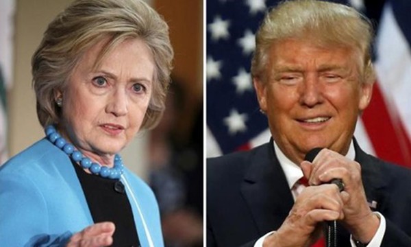 Hillary Clinton (trái) và Donald Trump. Ảnh: Reuters.