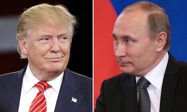 Tổng thống đắc cử Mỹ Donald Trump (trái) và Tổng thống Nga Vladimir Putin. Ảnh: Guardian.