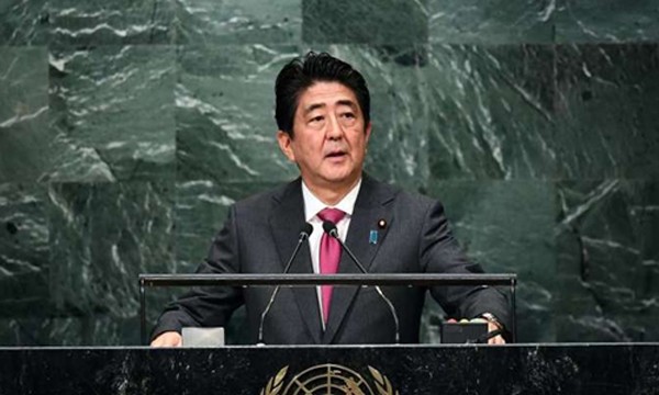Thủ tướng Nhật Shinzo Abe. Ảnh: AFP.