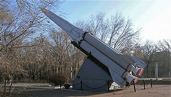 Một bệ phóng tên lửa chống tên lửa đạn đạo trong hệ thống A-35. Ảnh:Russian Internet.