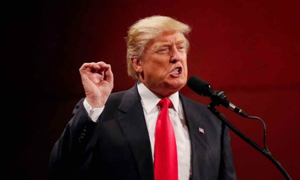 Tổng thống đắc cử Mỹ Donald Trump. Ảnh:Reuters