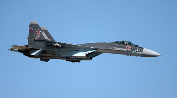 Tiêm kích Su-35S trong biên chế Không quân Nga. Ảnh:RT.