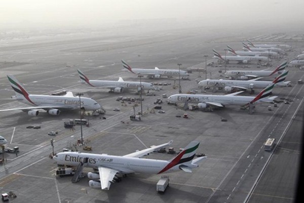 Sân bay Quốc tế Dubai là sân bay đông đúc nhất thế giới về số du khách quốc tế. Ảnh:AFP