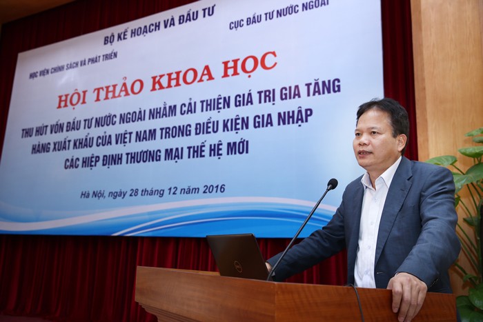 Cần tìm nhóm ngành hàng xuất khẩu có giá trị gia tăng cao để đầu tư trong bối cảnh Việt Nam tham gia nhiều hiệp định thương mại tự do. Ảnh: Lê Tiên