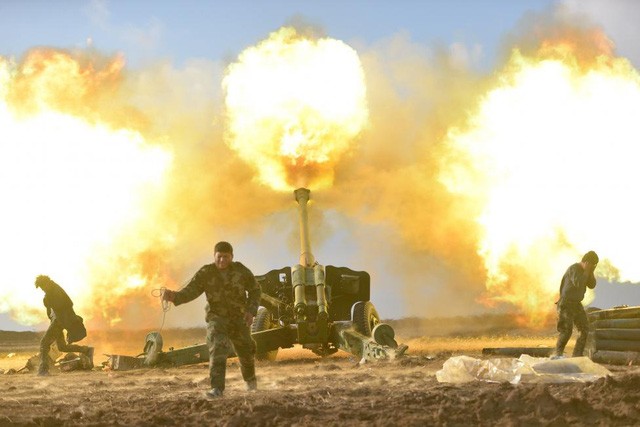 Cảnh chiến sự khốc liệt tại sào huyệt của phiến quân IS ở Iraq