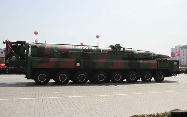 Dàn phóng tên lửa đạn đạo của Triều Tiên. Ảnh:ArmsControlWonk