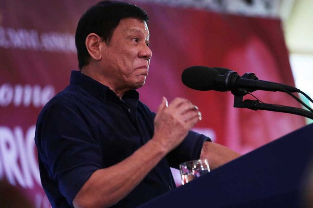 Tổng thống Philippines Rodrigo Duterte (Ảnh: AFP)