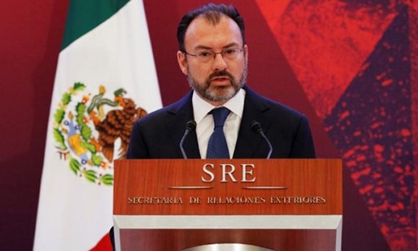 Ngoại trưởng Mexico Luis Videgaray. Ảnh:Reuters.