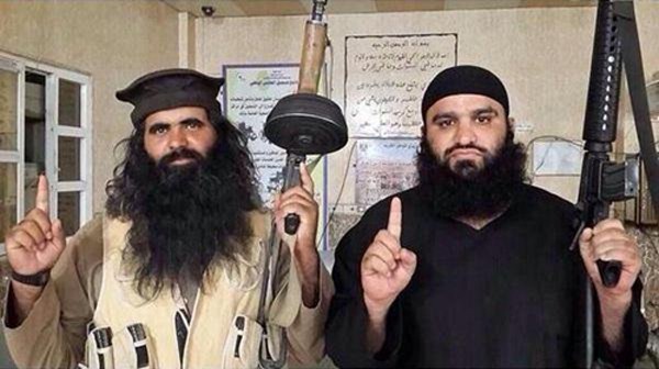 Abu Anas al-Iraqi (trái). Ảnh:Twitter.