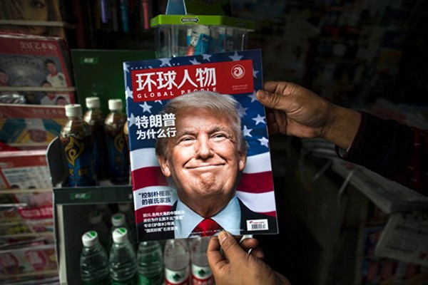 Lập trường cứng rắn của ông Trump có thể gây chiến tranh thương mại. Ảnh:AFP