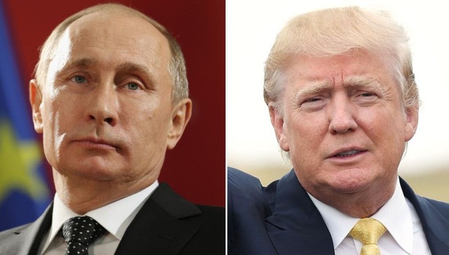 Tổng thống Nga Vladimir Putin (trái) và Tổng thống đắc cử Mỹ Donald Trump (Ảnh: Getty)