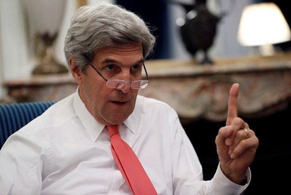 Ngoại trưởng Mỹ John Kerry. Ảnh:Reuters.