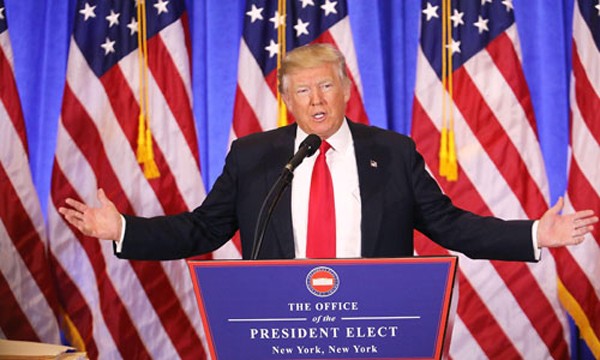 Tổng thống Mỹ đắc cử Donald Trump sẽ nhậm chức vào ngày mai. Ảnh:TVguide