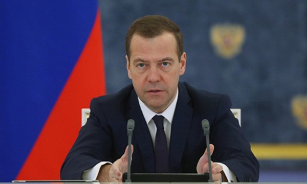 Thủ tướng Nga Dmitry Medvedev. Ảnh: RT