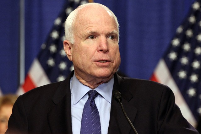 Thượng nghị sĩ John McCain. (Ảnh: AFP)