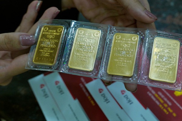 Giá mỗi lượng vàng trong nước tăng nhẹ.