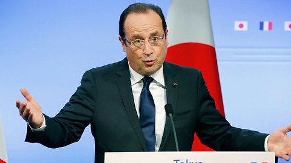 Tổng thống Pháp Francois Hollande. Ảnh:AFP