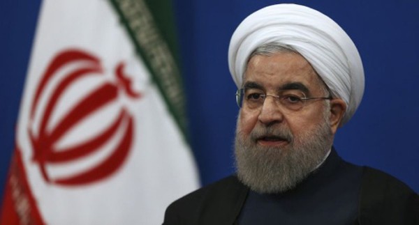 Tổng thống Iran Hassan Rouhani. Ảnh:AFP
