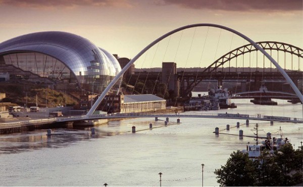 Thị trấn Gateshead, đông bắc Anh. Ảnh:Gateshead