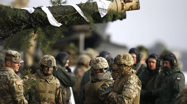 Các đơn vị Mỹ tại Ba Lan. (Ảnh: Reuters)