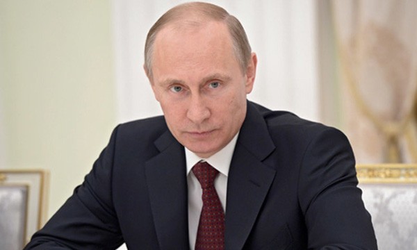 Tổng thống Nga Vladimir Putin. Ảnh:AP.