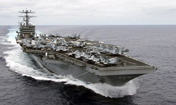 Tàu sân bay USS Carl Vinson. Ảnh:Wikimedia Commons.