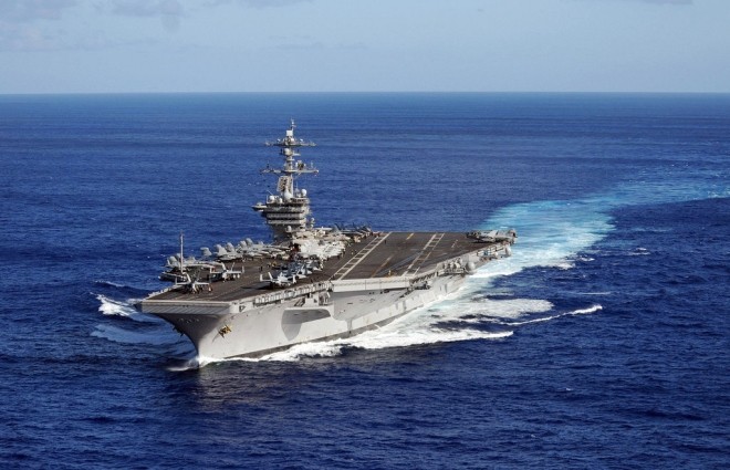 Sức mạnh cụm tàu sân bay chiến đấu Mỹ đang tuần tra Biển Đông