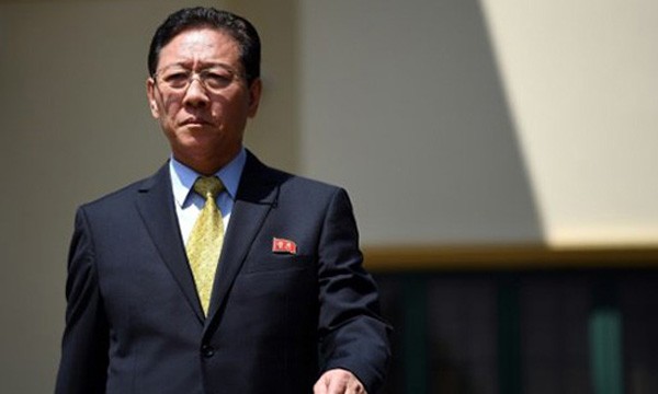 Đại sứ Triều Tiên tại Malaysia Kang Chol. Ảnh: AFP