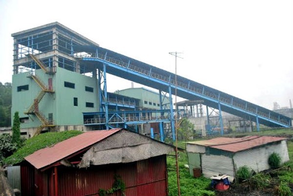 Dự án mở rộng giai đoạn 2 Nhà máy Gang thép Thái Nguyên đang dang dở.Ảnh:H.D