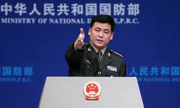 Nhậm Quốc Cường, người phát ngôn Bộ Quốc phòng Trung Quốc. Ảnh: China Daily