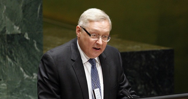 Thứ trưởng Ngoại giao Nga Sergey Ryabkov (Ảnh: UN)
