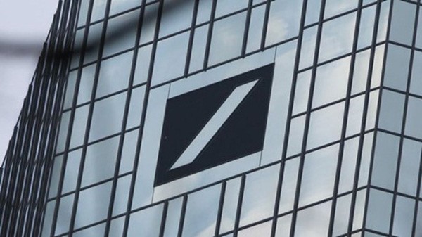 Deutsche Bank đã lỗ ròng 1,4 tỷ euro năm ngoái. Ảnh:AFP