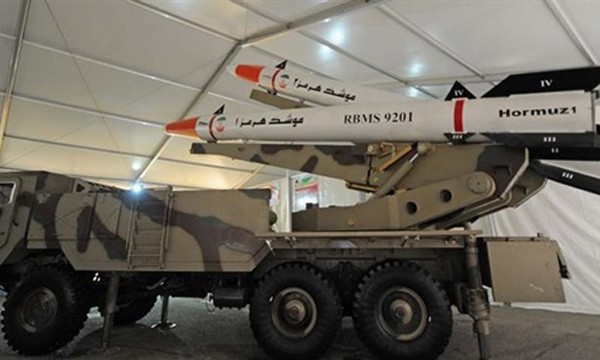Tên lửa Hormuz-1 và Hormuz-2 do Iran tự sản xuất. Ảnh:Tasnim.