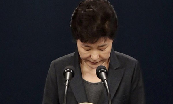 Bà Park Geun-hye. Ảnh:Yonhap.