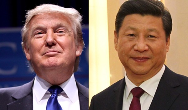 Tổng thống Mỹ Donald Trump và Chủ tịch Trung Quốc Tập Cận Bình. Ảnh:Wikicommons.