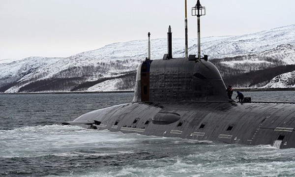 Tàu ngầm tấn công hạt nhân Yasen Đề án 885 của Nga. Ảnh:Tass.