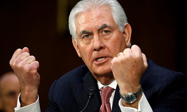 Ngoại trưởng Mỹ Rex Tillerson tỏ ra cứng rắn với vấn đề Triều Tiên. Ảnh:Reuters.