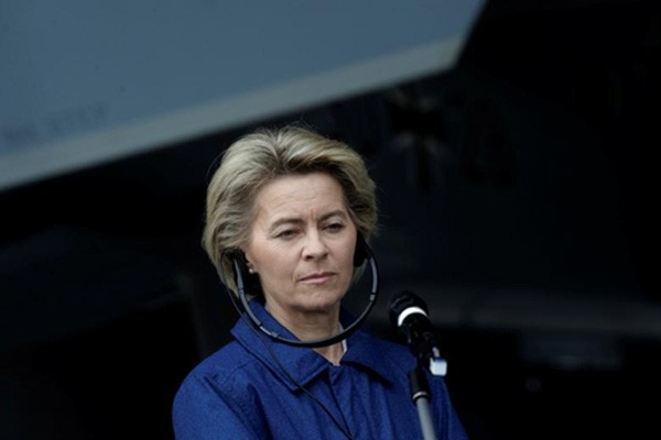 Bộ trưởng Quốc phòng Đức Ursula von der Leyen. Ảnh:Reuters