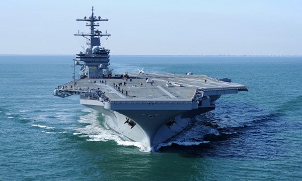 Tàu sân bay USS George H. W. Bush. Ảnh:US Navy