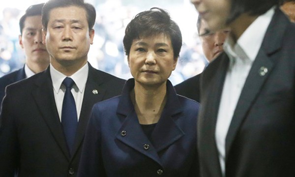 Cựu tổng thống Park Geun-hye. Ảnh:Reuters.
