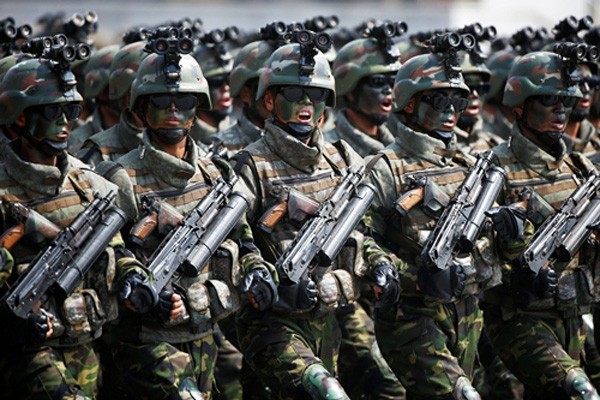Lực lượng đặc nhiệm được cho là Triều Tiên vừa thành lập. Ảnh:Reuters.