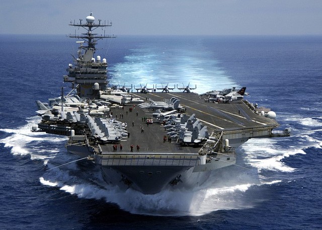 Tàu sân bay USS Carl Vinson của Mỹ (Ảnh: Maritime Quest)