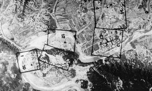 Hình ảnh vệ tinh chụp tổ hợp hạt nhân Yongbyon của Triều Tiên vào năm 1994. Ảnh:pri.org