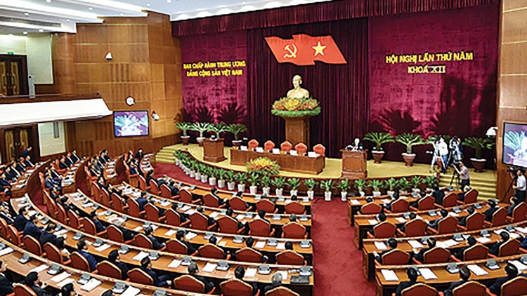 Trong 6 ngày diễn ra Hội nghị, Ban Chấp hành Trung ương Đảng đã thống nhất cao thông qua các nghị quyết, kết luận của Trung ương. Ảnh: Nhật Bắc