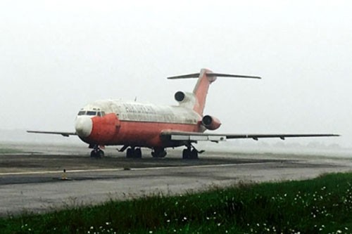 Chiếc Boeing 727 bị bỏ lại ở sân bay Nội Bài từ năm 2007 đến nay