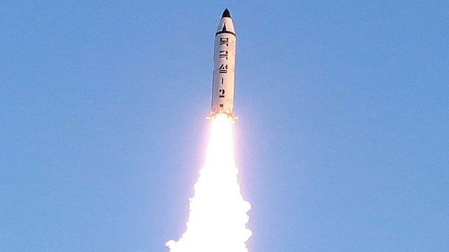Tên lửa Triều Tiên phóng đi hôm qua là tên lửa Pukguksong-2. (Ảnh minh họa: Reuters)