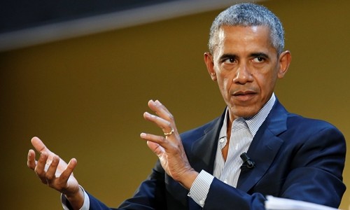 Cựu tổng thống Mỹ Barack Obama. Ảnh:Reuters.