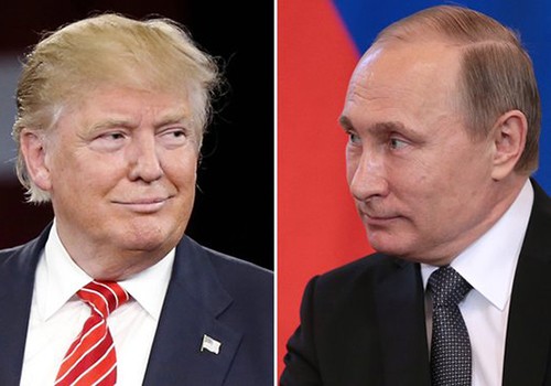 Tổng thống NgaVladimirPutin nói ông trông chờ vào ''một mối quan hệ cá nhân và công việc bình thường'' với ông Donald Trump. Ảnh:RT